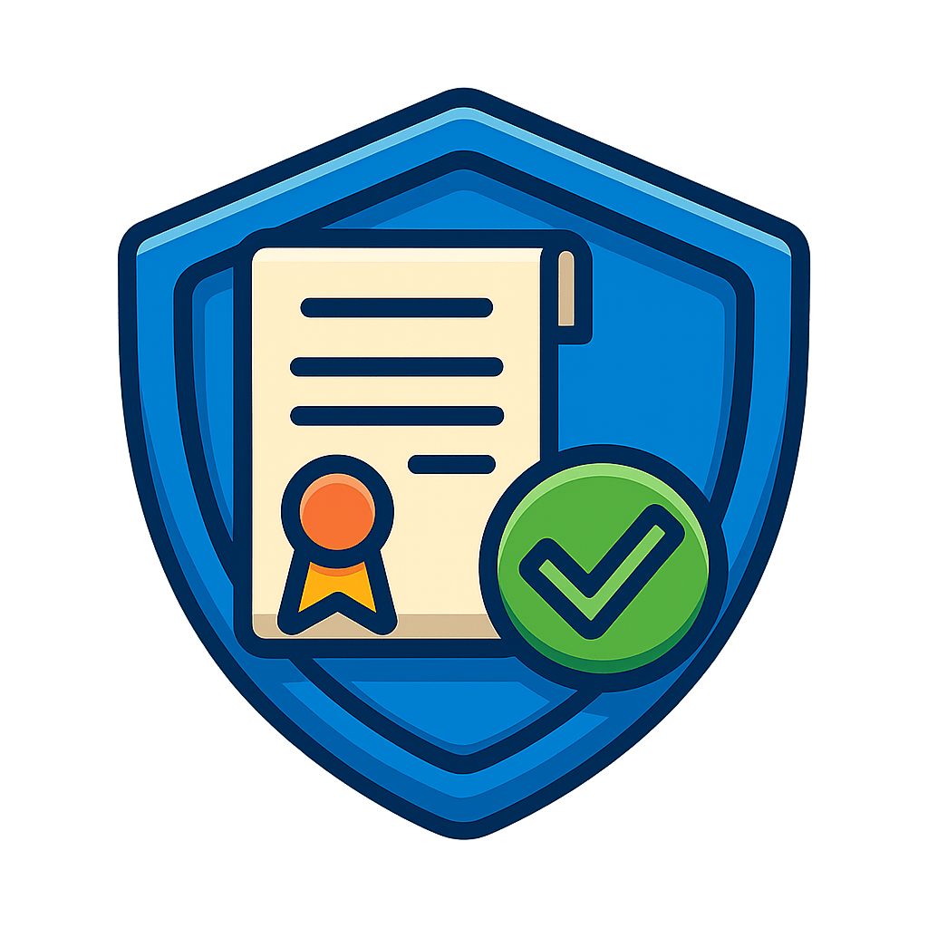 Insurance and permit document icon for public bounce house events in Chaffee County
